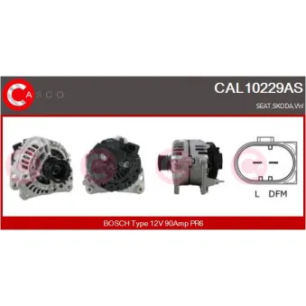 Alternateur CASCO CAL10229AS