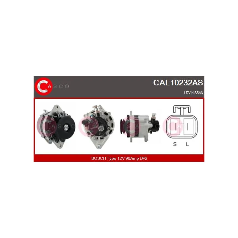 Alternateur CASCO CAL10232AS