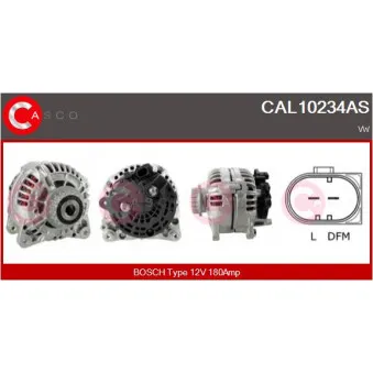 Alternateur CASCO CAL10234AS
