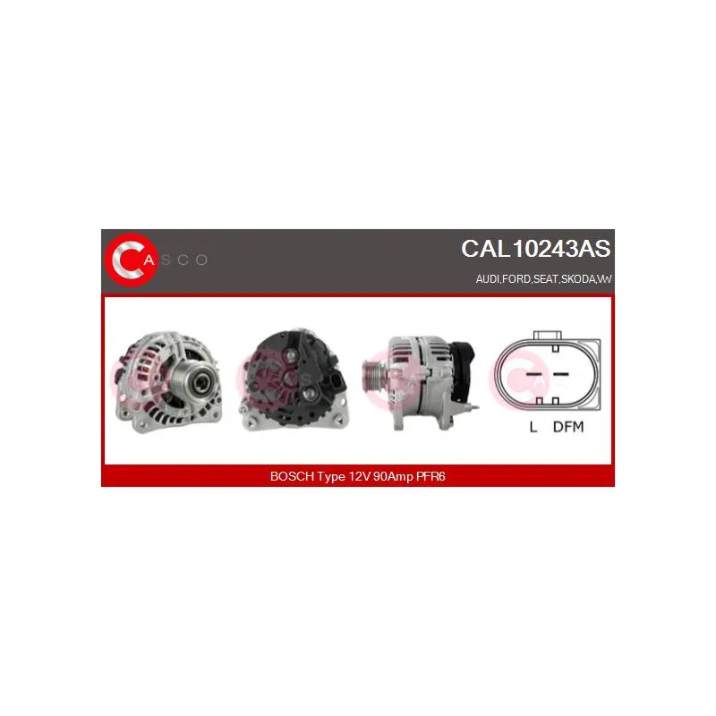Alternateur CASCO CAL10243AS
