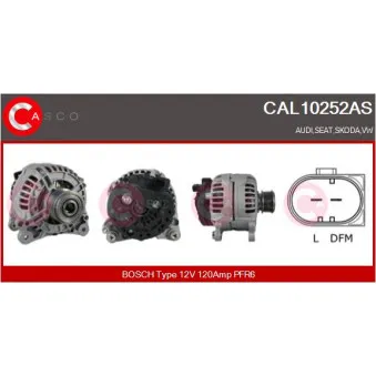 Alternateur CASCO CAL10252AS