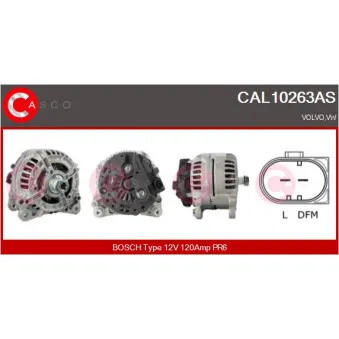 Alternateur CASCO CAL10263AS