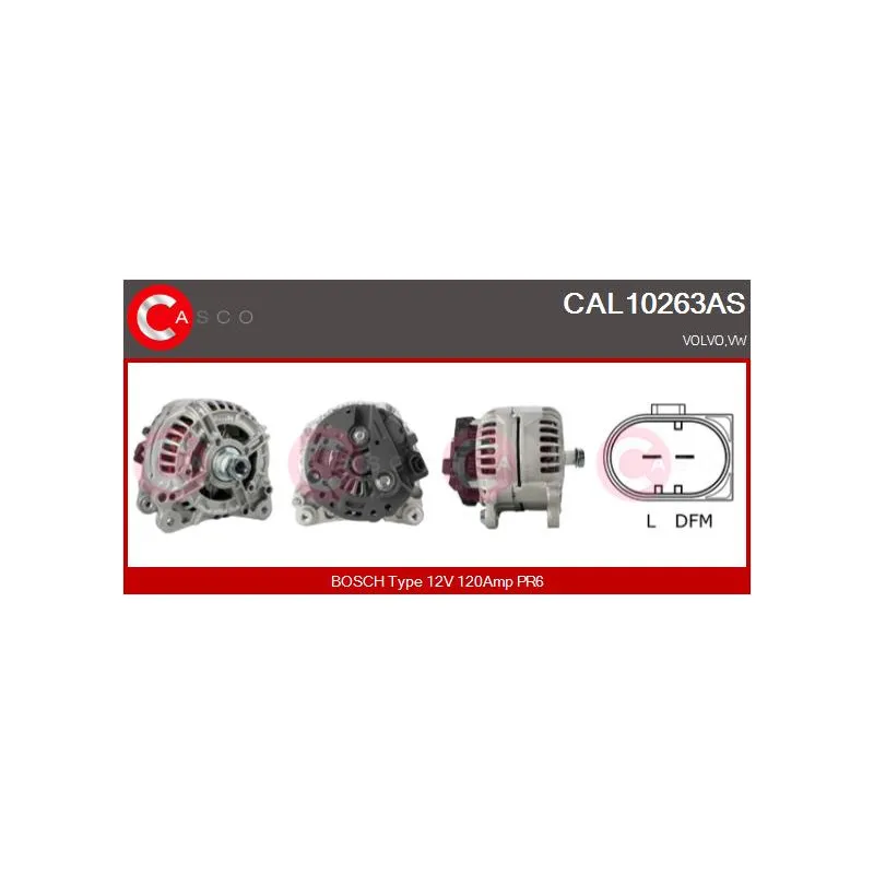 Alternateur CASCO CAL10263AS