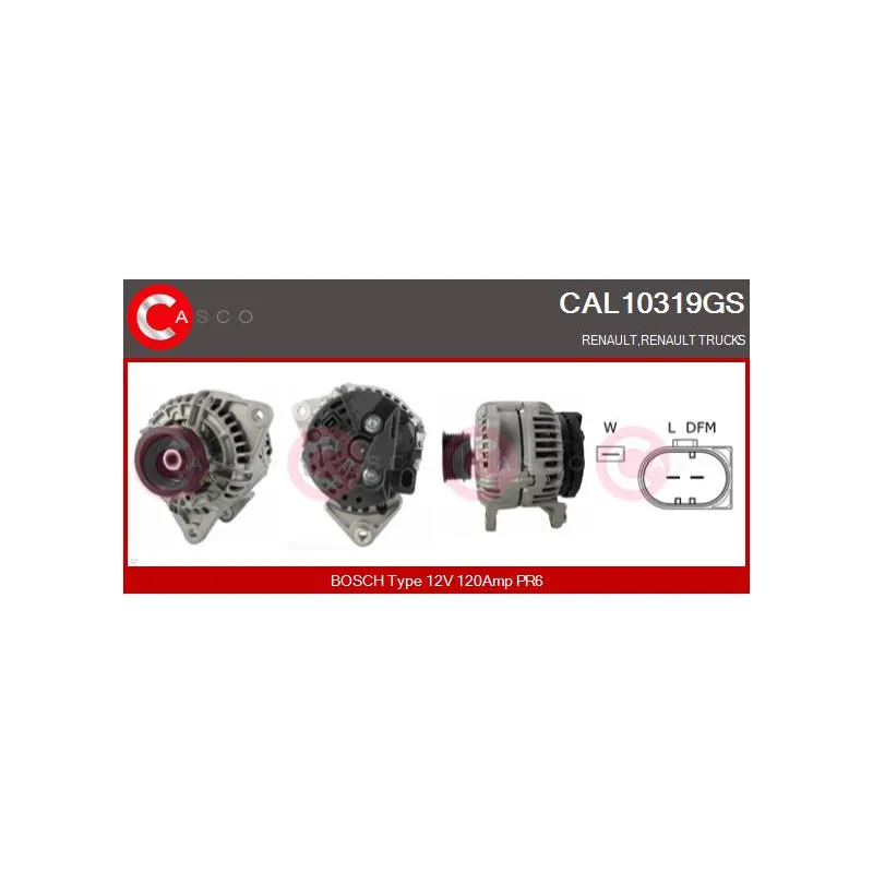 Alternateur CASCO CAL10319GS