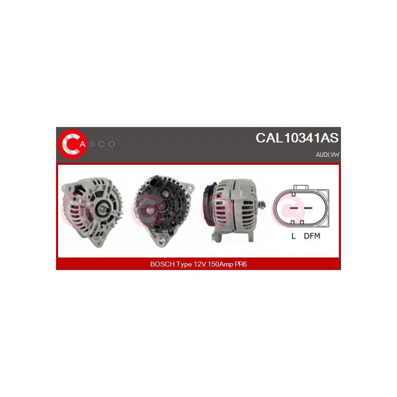 Alternateur CASCO CAL10341AS