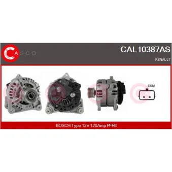 Alternateur CASCO CAL10387AS