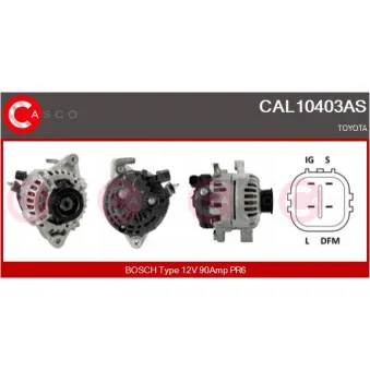 Alternateur CASCO CAL10403AS