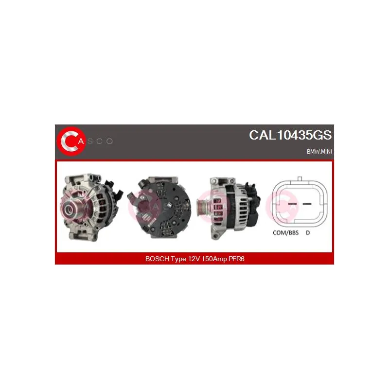 Alternateur CASCO CAL10435GS
