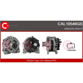 Alternateur CASCO CAL10546GS