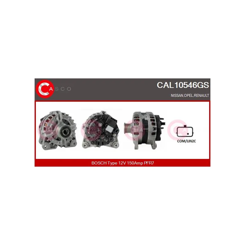 Alternateur CASCO CAL10546GS