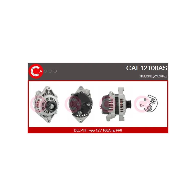 Alternateur CASCO CAL12100AS