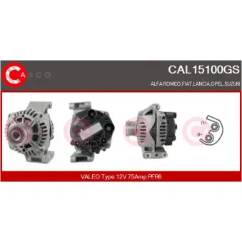 Alternateur CASCO CAL15100GS