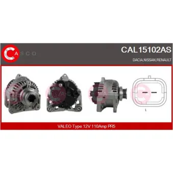 Alternateur CASCO CAL15102AS