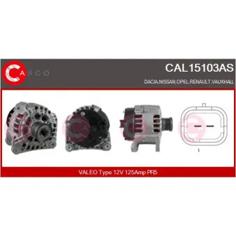 Alternateur CASCO CAL15103AS