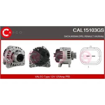 Alternateur CASCO CAL15103GS