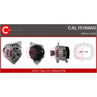 Alternateur CASCO CAL15104AS