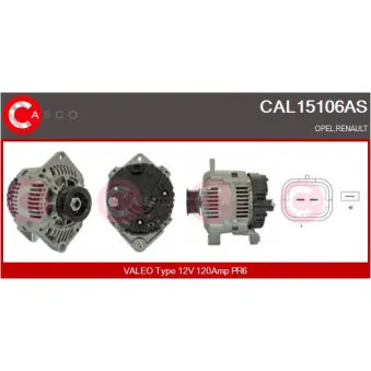 Alternateur CASCO CAL15106AS