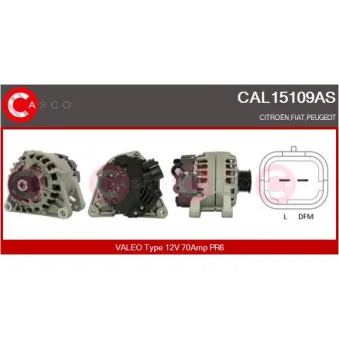 Alternateur CASCO CAL15109AS