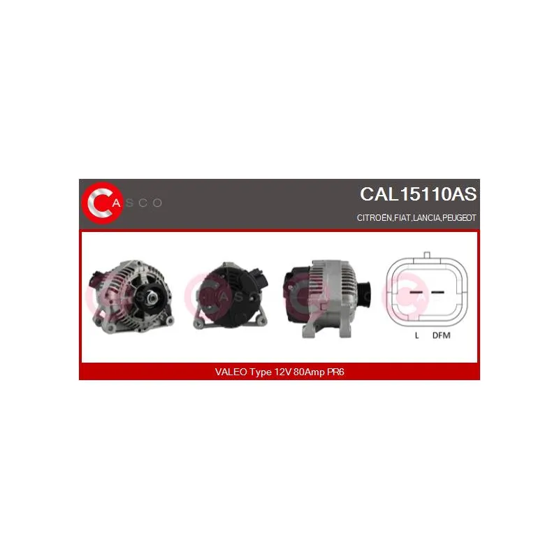 Alternateur CASCO CAL15110AS