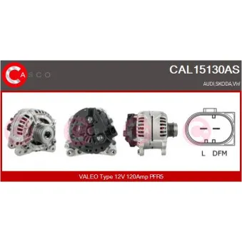 Alternateur CASCO CAL15130AS