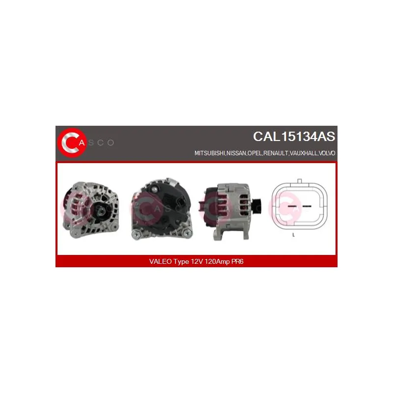 Alternateur CASCO CAL15134AS