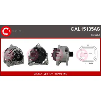 Alternateur CASCO CAL15135AS