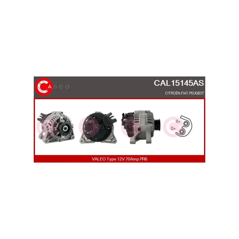 Alternateur CASCO CAL15145AS