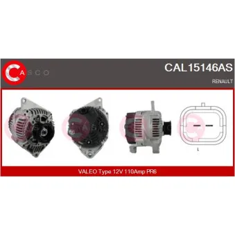 Alternateur CASCO CAL15146AS