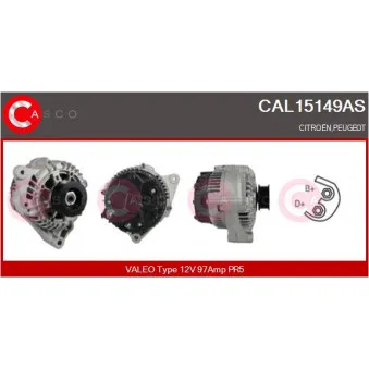 Alternateur CASCO CAL15149AS