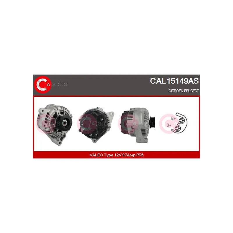 Alternateur CASCO CAL15149AS