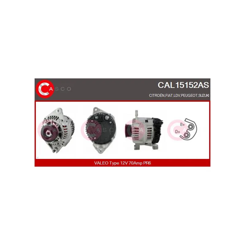 Alternateur CASCO CAL15152AS