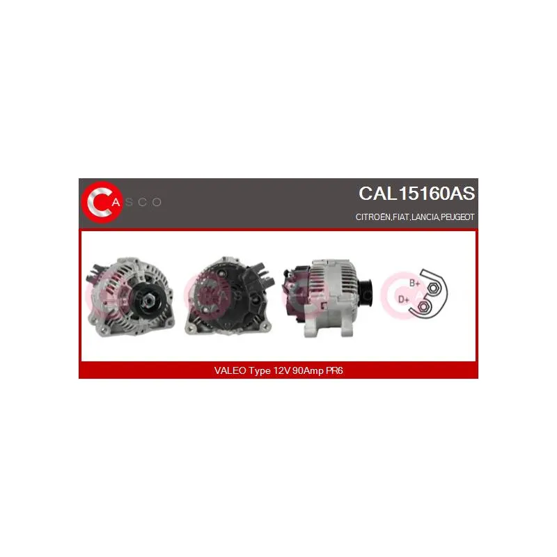 Alternateur CASCO CAL15160AS