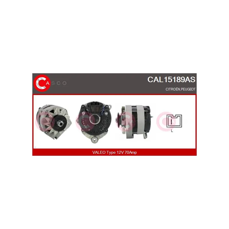 Alternateur CASCO CAL15189AS