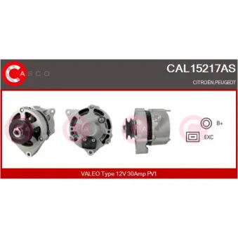 Alternateur CASCO CAL15217AS