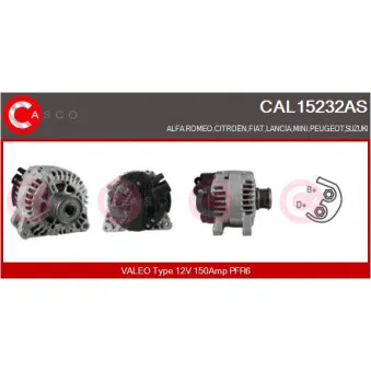 Alternateur CASCO CAL15232AS