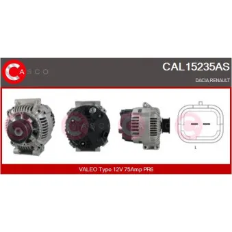 Alternateur CASCO CAL15235AS