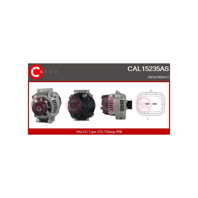Alternateur CASCO CAL15235AS