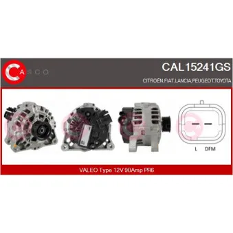 Alternateur CASCO CAL15241GS