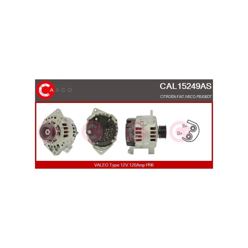 Alternateur CASCO CAL15249AS