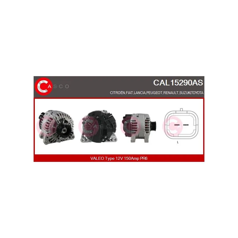 Alternateur CASCO CAL15290AS