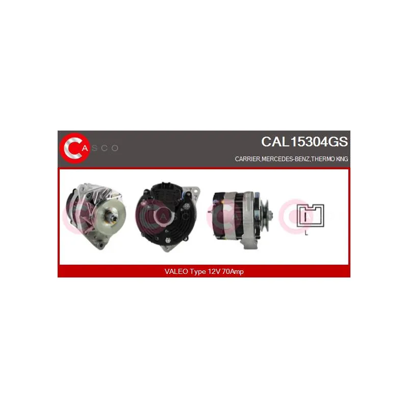 Alternateur CASCO CAL15304GS