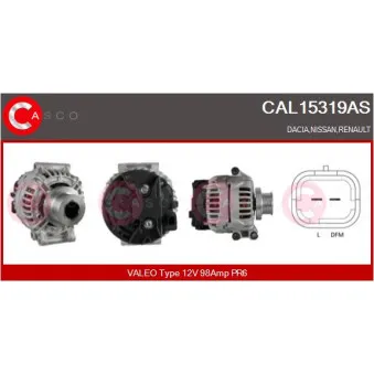 Alternateur CASCO CAL15319AS