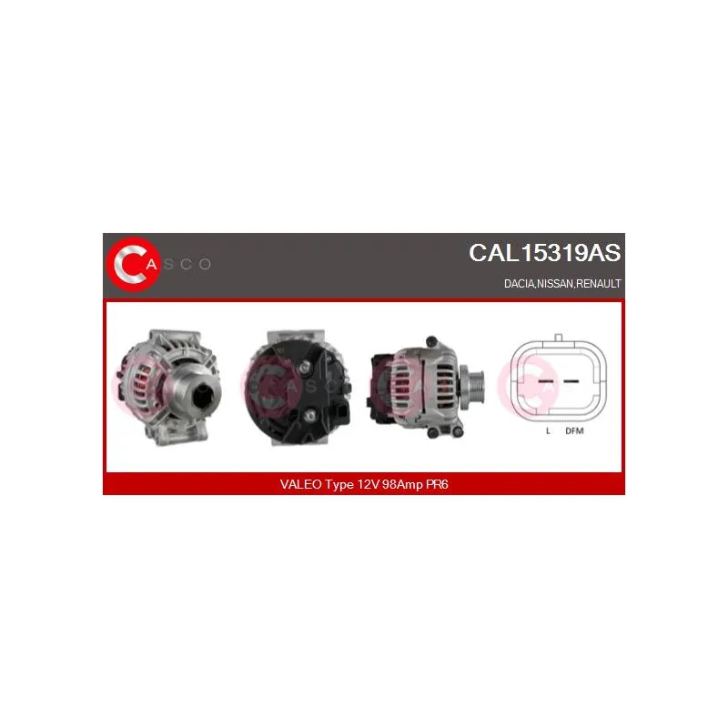 Alternateur CASCO CAL15319AS