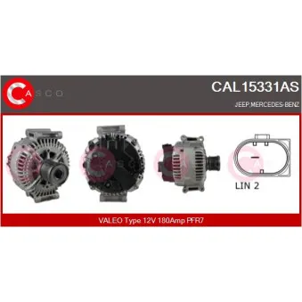 Alternateur CASCO CAL15331AS