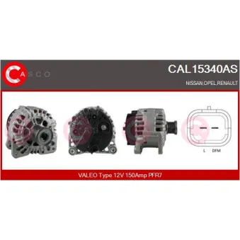 Alternateur CASCO CAL15340AS