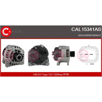 Alternateur CASCO CAL15341AS