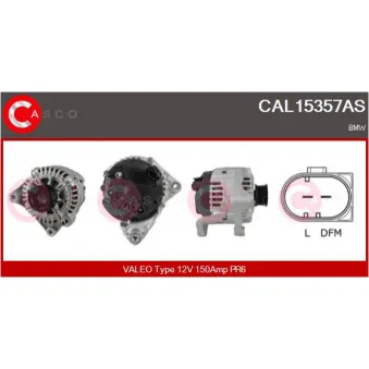 Alternateur CASCO CAL15357AS