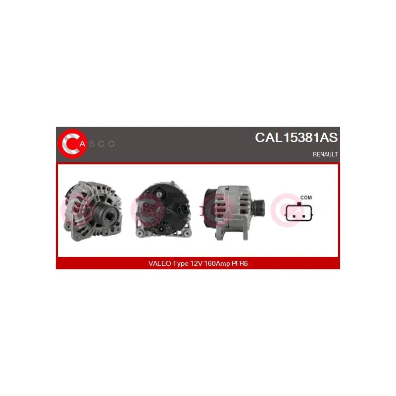 Alternateur CASCO CAL15381AS