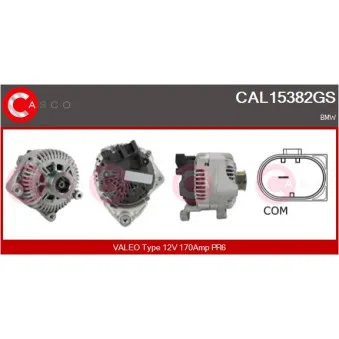 Alternateur CASCO CAL15382GS