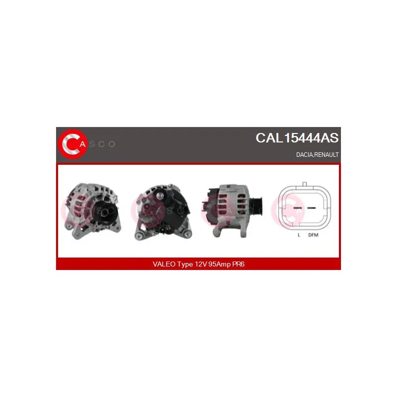 Alternateur CASCO CAL15444AS